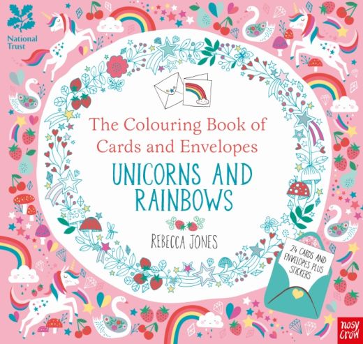 The Colouring Book of Cards & Envelopes: Unicorns & Rainbows Download