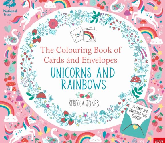 The Colouring Book of Cards & Envelopes: Unicorns & Rainbows Download