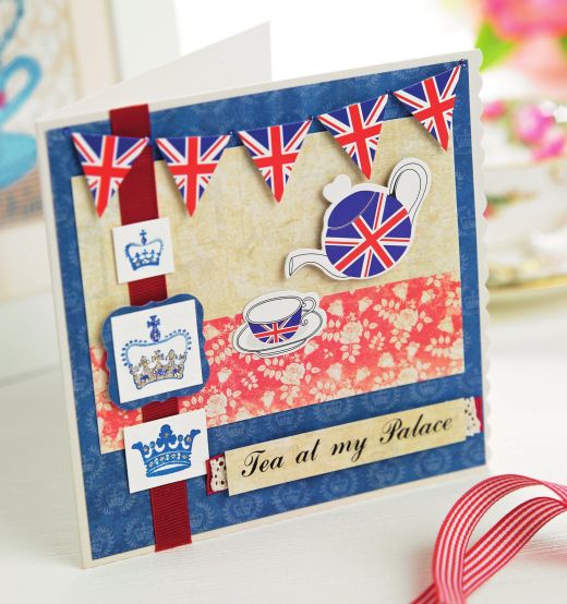 Union Jack Tea Party Invitations