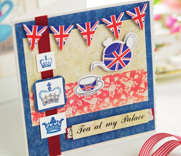 Union Jack Tea Party Invitations