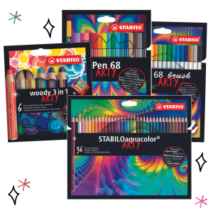 Win One of Two STABILO Arty Colouring Bundles