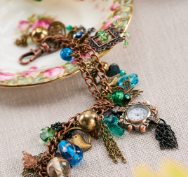Upcycled Charm Bracelet Upcycled Charm Bracelet