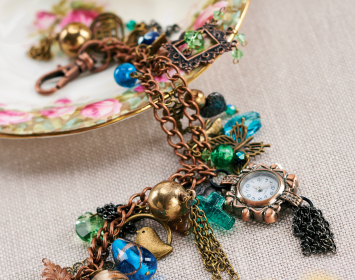 Upcycled Charm Bracelet Upcycled Charm Bracelet