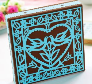 Use Ellen Kharade’s Designs To Papercut Wedding Treats