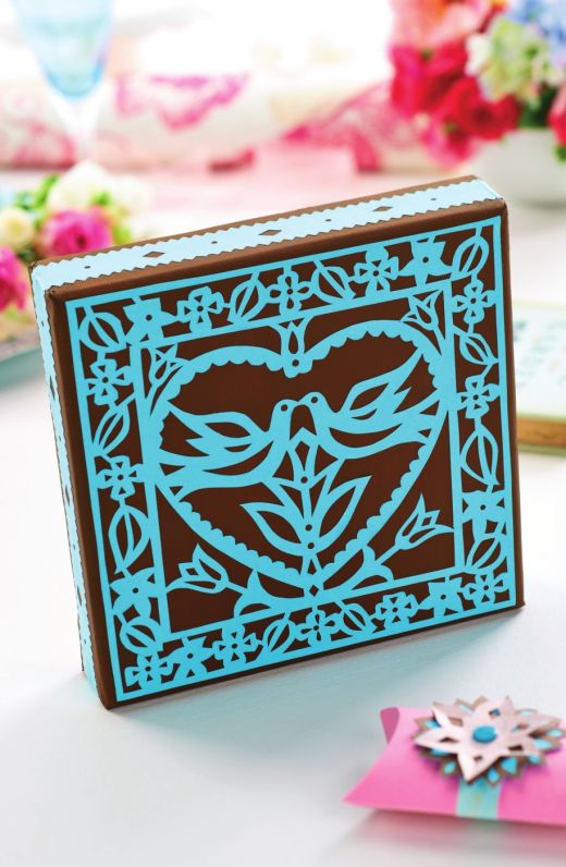 Use Ellen Kharade’s Designs To Papercut Wedding Treats