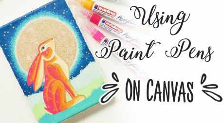 Using Paint Pens On Canvas Template