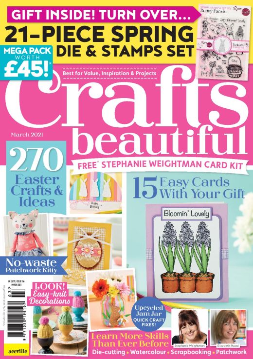 Crafts Beautiful March 2021 Issue 356 Template Pack