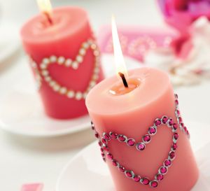 Valentine Candle Heart