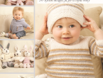 Knitted Baby Headband & Shoes