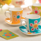 Vibrant Hand-Painted Crockery