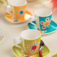 Vibrant Hand-Painted Crockery