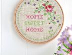 Cross-Stitch a Vintage Hoop