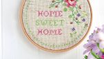 Cross-Stitch a Vintage Hoop
