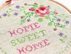 Cross-Stitch a Vintage Hoop