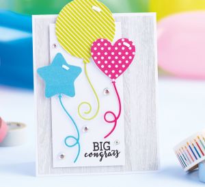 Washi Tape Balloon Greeting