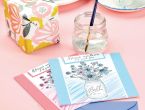 Paint Watercolour Flower Greetings