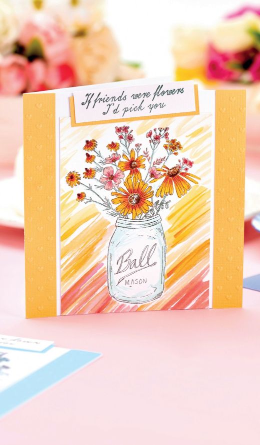 Paint Watercolour Flower Greetings