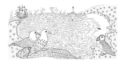 Tangle Bay Colouring In Pages