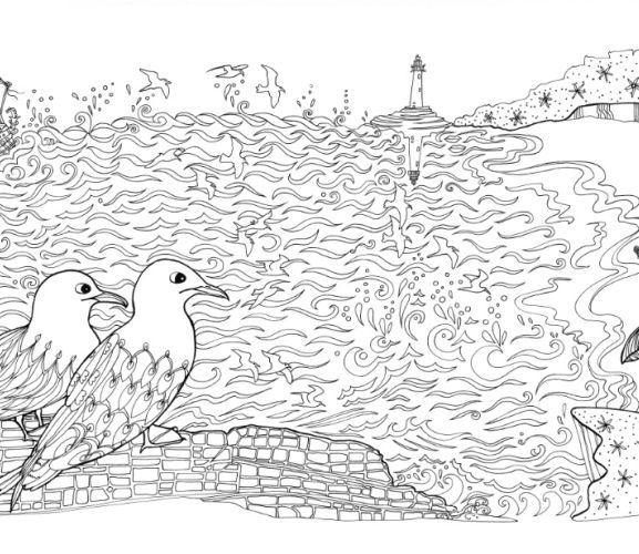 Tangle Bay Colouring In Pages