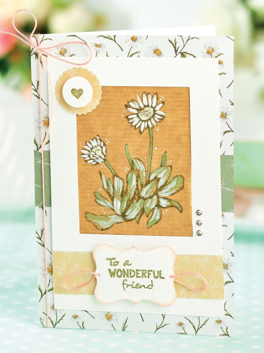 Hand Paint Wildflower Stationery