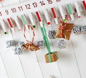 Wooden Peg Advent Calendar