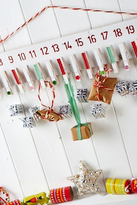 Wooden Peg Advent Calendar