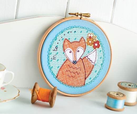 Woodland Hoop Art