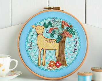 Woodland Hoop Art Woodland Hoop Art