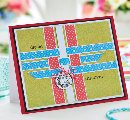 Woven Washi Tape Card