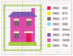 X-Stitch House Motif