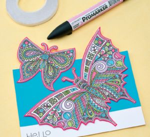 Zentangle Butterflies