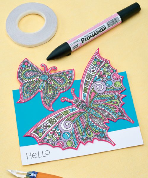 Zentangle Butterflies