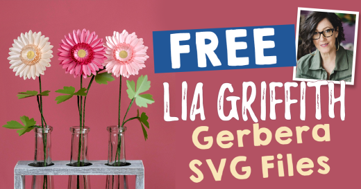 FREE Lia Griffith Gerbera SVG File