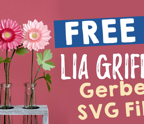 FREE Lia Griffith Gerbera SVG File