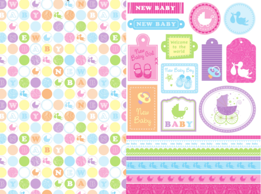 Jennifer Ellory’s Baby Bundle Papers & Sentiments