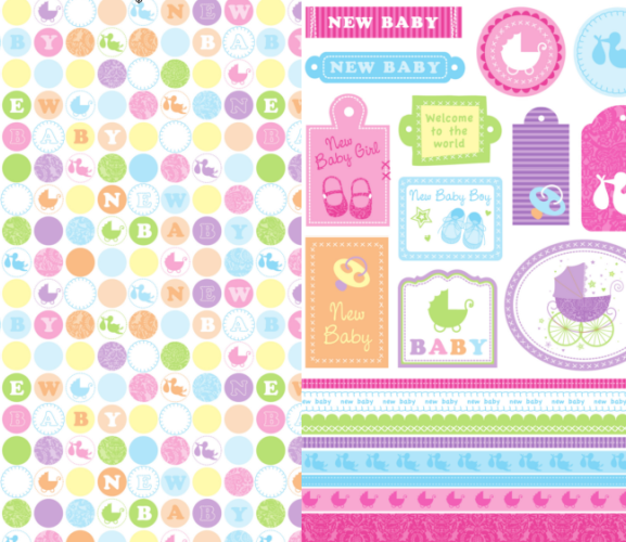 Jennifer Ellory’s Baby Bundle Papers & Sentiments