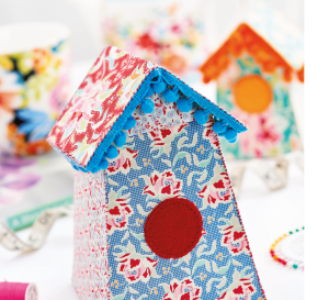 Simple Fabric Birdhouse Project