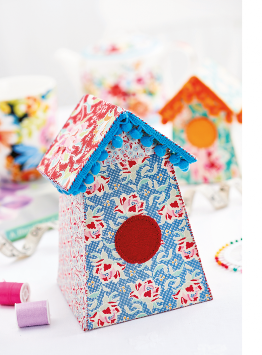 Simple Fabric Birdhouse Project