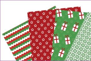 Crafts Beautiful December 2007 Template Pack & Free Papers