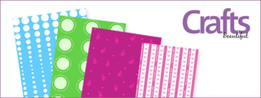 Crafts Beautiful February 2008 Template Pack & Free Papers