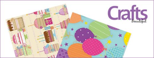 Crafts Beautiful March 2008 Template Pack & Free Papers