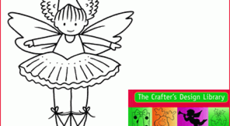 Cute Fairy Christmas Digital Stamp Cute Fairy Christmas Digital Stamp