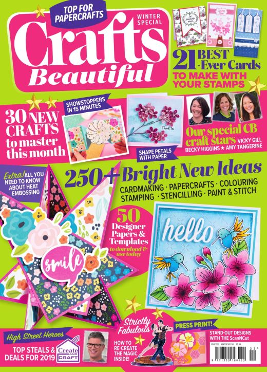Crafts Beautiful Winter Special 2018 Issue 327 Template Pack
