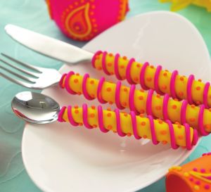 Funky Polymer Clay Cutlery