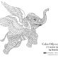 Flying Elephant Colouring In Page