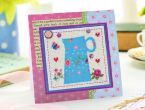 Floral Cross Stitch Card