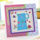 Floral Cross Stitch Card