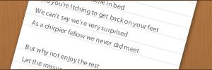 Well Wishes Verse