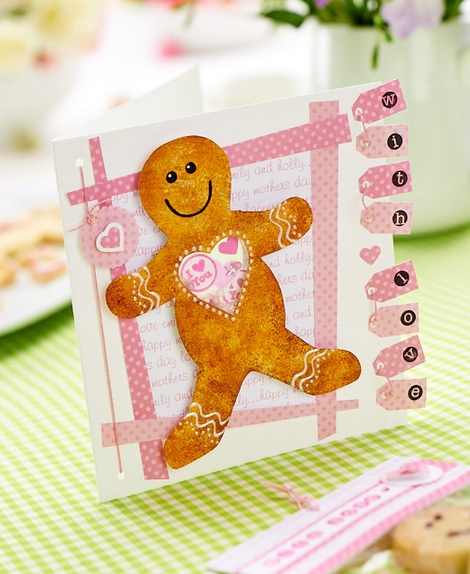 Year-Round Heart Gingerbread Template