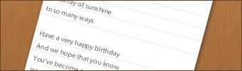Grandchild’s Birthday Verse